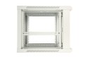 Szafka wisząca rack 12U 600x600 szara metalowe drzwi Extralink