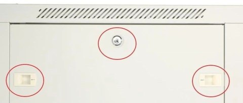 Szafka wisząca rack 12U 600x600 szara metalowe drzwi Extralink