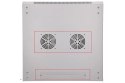 Szafka wisząca rack 12U 600x600 szara metalowe drzwi Extralink