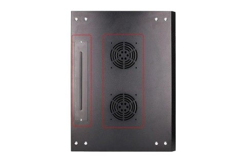 Szafka wisząca rack 4U 600x450 czarna szklane drzwi Extralink Szafka wisząca rack 4U 600x450 czarna szklane drzwi Extralink