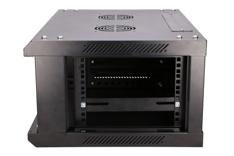 Szafka wisząca rack 4U 600x450 czarna szklane drzwi Extralink Szafka wisząca rack 4U 600x450 czarna szklane drzwi Extralink