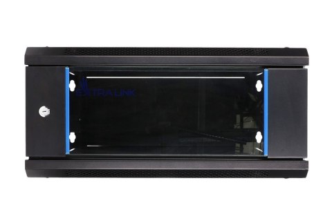 Szafka wisząca rack 4U 600x450 czarna szklane drzwi Extralink Szafka wisząca rack 4U 600x450 czarna szklane drzwi Extralink