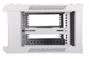 Szafka wisząca rack 4U 600x450 szara szklane drzwi Extralink
