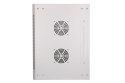 Szafka wisząca rack 4U 600x450 szara szklane drzwi Extralink