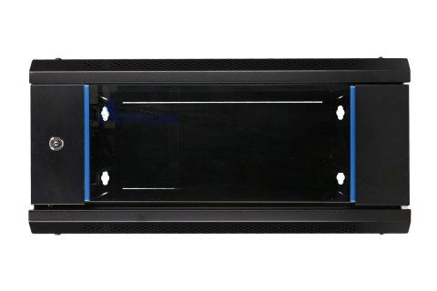 Szafka wisząca rack 4U 600x600 czarna szklane drzwi Extralink Szafka wisząca rack 4U 600x600 czarna szklane drzwi Extralink