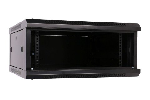 Szafka wisząca rack 4U 600x600 czarna szklane drzwi Extralink Szafka wisząca rack 4U 600x600 czarna szklane drzwi Extralink