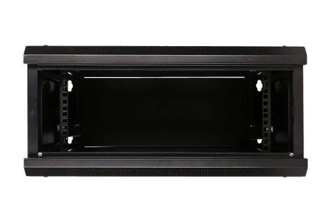 Szafka wisząca rack 4U 600x600 czarna szklane drzwi Extralink Szafka wisząca rack 4U 600x600 czarna szklane drzwi Extralink