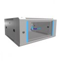 Szafka wisząca rack 4U 600x600 szara szklane drzwi Extralink