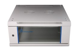 Szafka wisząca rack 4U 600x600 szara szklane drzwi Extralink