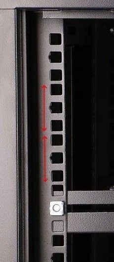 Szafka wisząca rack 6U 600x450 czarna szklane drzwi Extralink Szafka wisząca rack 6U 600x450 czarna szklane drzwi Extralink
