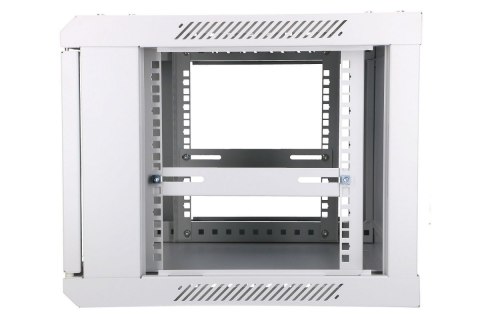 Szafka wisząca rack 6U 600x450 szara szklane drzwi Extralink Szafka wisząca rack 6U 600x450 szara szklane drzwi Extralink