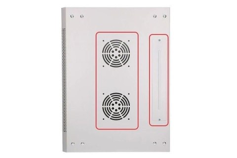 Szafka wisząca rack 6U 600x450 szara szklane drzwi Extralink Szafka wisząca rack 6U 600x450 szara szklane drzwi Extralink