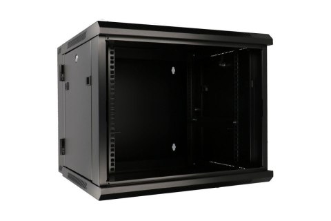 Szafka wisząca rack 6U 600x600 czarna dwusekcyjna Extralink Szafka wisząca rack 6U 600x600 czarna dwusekcyjna Extralink