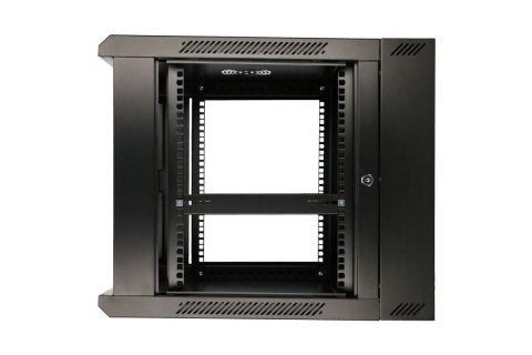 Szafka wisząca rack 6U 600x600 czarna dwusekcyjna Extralink Szafka wisząca rack 6U 600x600 czarna dwusekcyjna Extralink