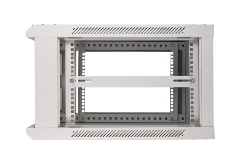 Szafka wisząca rack 6U 600x600 szara szklane drzwi Extralink Szafka wisząca rack 6U 600x600 szara szklane drzwi Extralink
