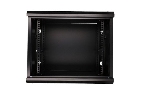Szafka wisząca rack 9U 600x600 czarna szklane drzwi Extralink Szafka wisząca rack 9U 600x600 czarna szklane drzwi Extralink