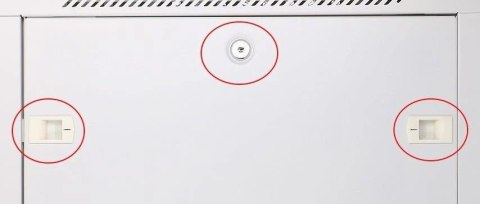 Szafka wisząca rack 9U 600x600 szara szklane drzwi Extralink
