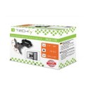 Uchwyt na słup do monitora LED/LCD 13-30 10kg VESA regulowany czarny Techly