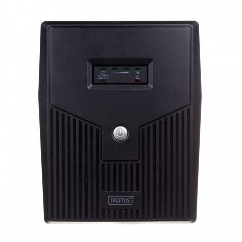 Zasilacz awaryjny UPS Line-Ineractive LED, 1500VA/900W, 2x12V/9Ah, AVR, 4xSCHUKO, USB, RS232, RJ45 Digitus