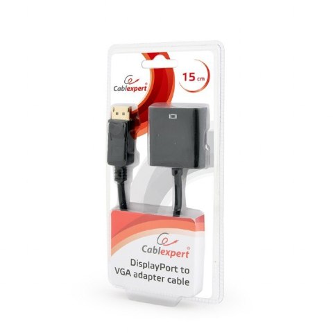 Adapter DisplayPort do VGA czarny Gembird