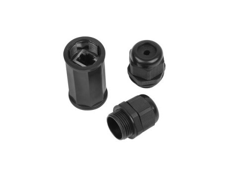 Adapter złączka sieciowa RJ45 - RJ45 kat.6 ekranowany wodoodporny IP67 Lanberg