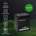 Akumulator AGM | 12V | 4.5Ah | max.1.35A Qoltec