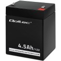 Akumulator AGM | 12V | 4.5Ah | max.1.35A Qoltec