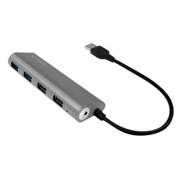 Hub 4xUSB 3.0 aluminiowa obudowa LogiLink