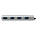 Hub 4xUSB 3.1, USB-C, aluminiowa obudowa LogiLink