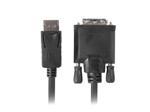 Kabel DisplayPort - DVI-D(24+1) M/M 3m czarny Lanberg