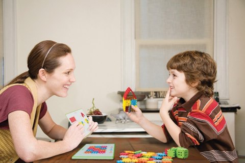 Klocki konstrukcyjne Mini Waffle EDU 500 z kartami Marioinex Klocki konstrukcyjne Mini Waffle EDU 500 z kartami Marioinex