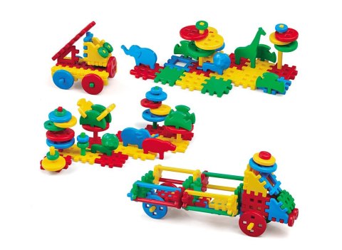 Klocki konstrukcyjne Waffle Mix 200 worek Marioinex Klocki konstrukcyjne Waffle Mix 200 worek Marioinex