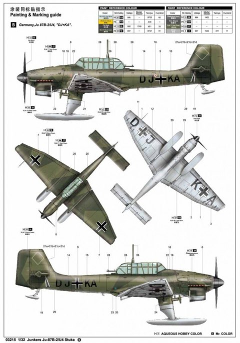 Model plastikowy Junkers Ju-87B -2/U-4 Stuka Trumpeter Model plastikowy Junkers Ju-87B -2/U-4 Stuka Trumpeter