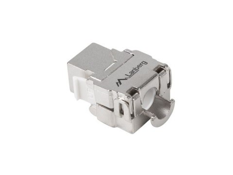 Moduł keystone gniazdo beznarzędziowy RJ45 - LSA FTP kat.5e 180 stopni do puszki montażowej Lanberg
