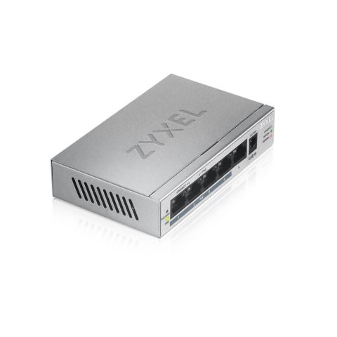 Przełącznik GS1005-HP 5 Port Gigabit PoE+ unmanaged desktop 60W Zyxel Przełącznik GS1005-HP 5 Port Gigabit PoE+ unmanaged desktop 60W Zyxel