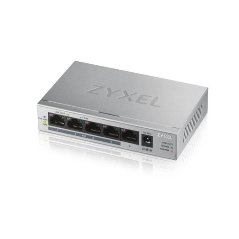 Przełącznik GS1005-HP 5 Port Gigabit PoE+ unmanaged desktop 60W Zyxel Przełącznik GS1005-HP 5 Port Gigabit PoE+ unmanaged desktop 60W Zyxel