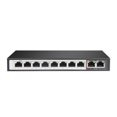 Switch Perses 8X EX-SG1008PE 10/100/1000M TX PoE AT/AF, Full Gigabit PoE Extralink