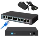 Switch Perses 8X EX-SG1008PE 10/100/1000M TX PoE AT/AF, Full Gigabit PoE Extralink