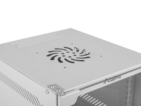 Szafa wisząca 10 cali 6U 280x310mm szara