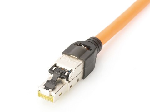 Wtyk modularny RJ45 kat.6A, PoE+, 10GbE, STP, ekranowany, metalowy, beznarzędziowy, AWG 27-22, zaślepka Digitus