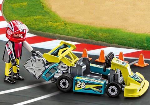 Zestaw figurek Action 9322 Skrzyneczka Gokart Playmobil Zestaw figurek Action 9322 Skrzyneczka Gokart Playmobil