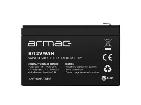 Akumulator 12v agm 12v 9ah uniwersalny B/12V/9AH Armac Akumulator 12v agm 12v 9ah uniwersalny B/12V/9AH Armac