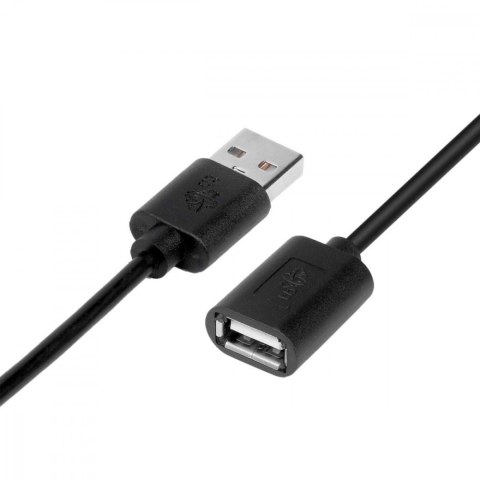 Kabel USB AM-AF 1.8 m przedłużacz czarny TB Kabel USB AM-AF 1.8 m przedłużacz czarny TB