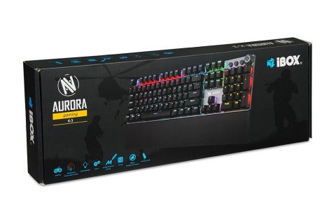 Klawiatura Aurora K-3 Gaming mechaniczna IBOX