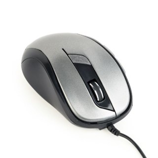 Mysz optyczna USB czarno-szara Gembird
