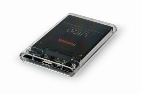 Obudowa zewnętrzna 2.5 USB 3.0 przezroczysta Gembird
