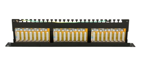 Patchpanel 24 porty CAT6 STP V2 Extralink Patchpanel 24 porty CAT6 STP V2 Extralink