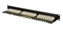 Patchpanel 24 porty CAT6 STP V2 Extralink