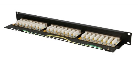 Patchpanel 24 porty CAT6 STP V2 Extralink Patchpanel 24 porty CAT6 STP V2 Extralink