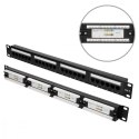Patchpanel 24 porty CAT6 UTP V2 Extralink